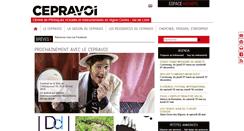 Desktop Screenshot of cepravoi.fr